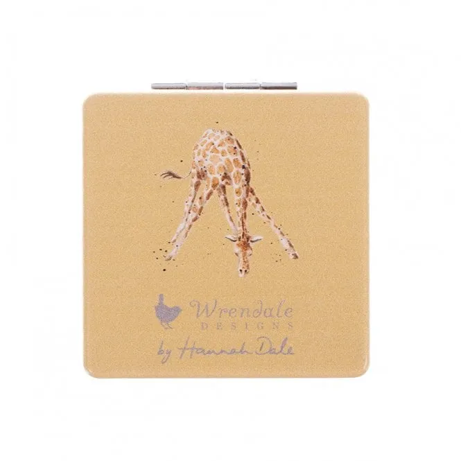 Giraffe Square Pocket Mirror