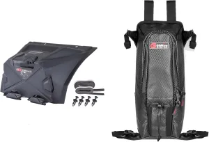 Goldfire Tablet/Phone/GPS Holder Electronic Device Mount with Storage Box   Universal UTV Between Seat Shoulder Bag Compatible With Kawasaki KRX 1000 Teryx 4 Mule Accessories