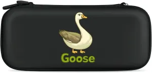 Goose Compatible with Switch Carrying Case Hard Travel Game Bag Pouch with 15 Games Accessories
