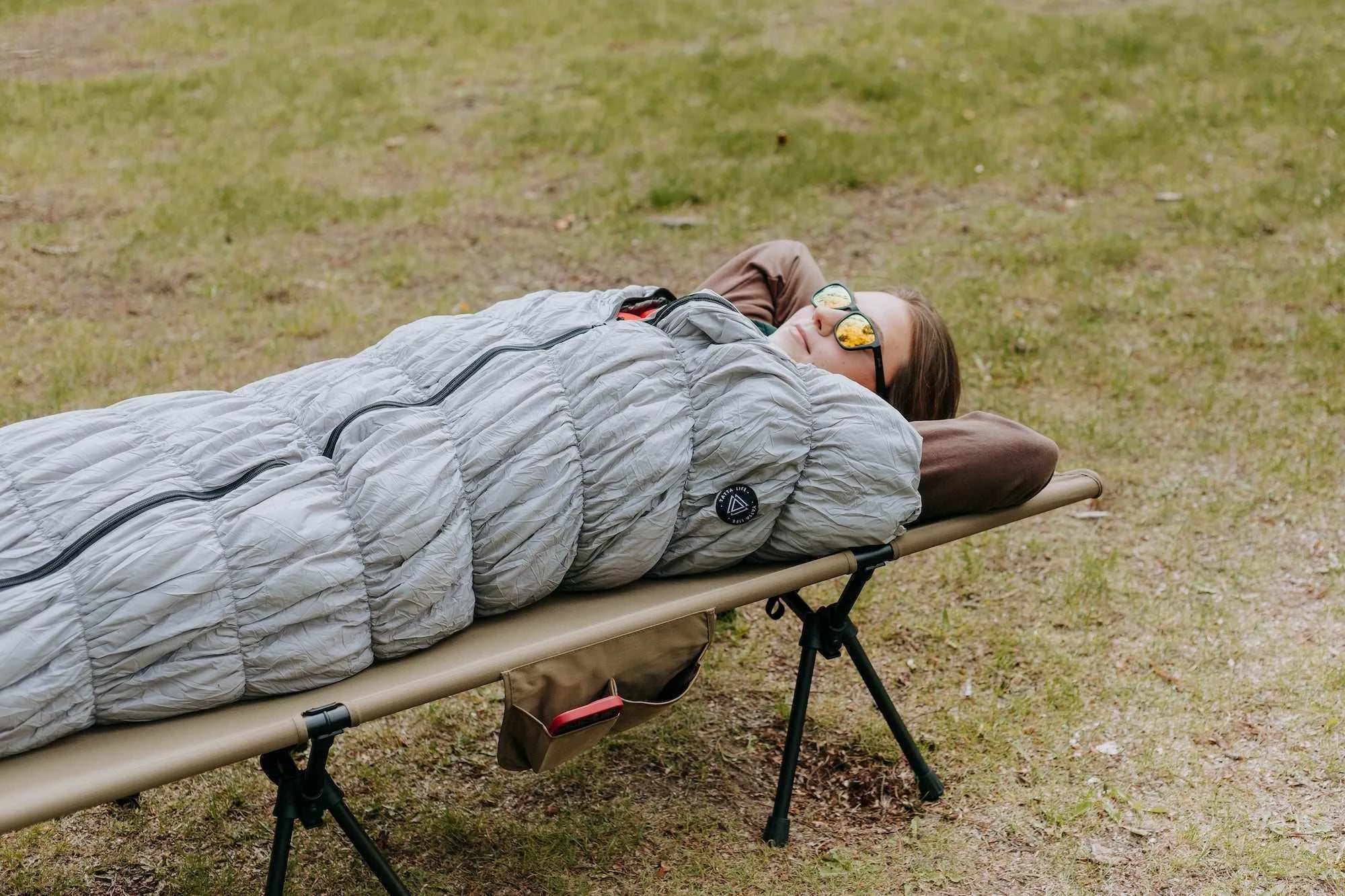 Goose Down Sleeping Bag Grey by YATTA