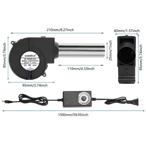 Great savings Hiking Grill for Adjustable Inflatable Replacement Fan Customer-focused Blower Tools Grill Bellow Starter Barbecue Air Camping BBQ Speed Fast
