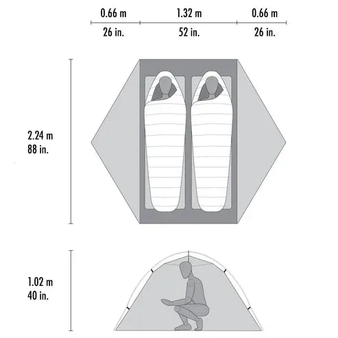 Great value Tent MSR Hubba LT Backpacking | 2-Person Trustworthy Hubba