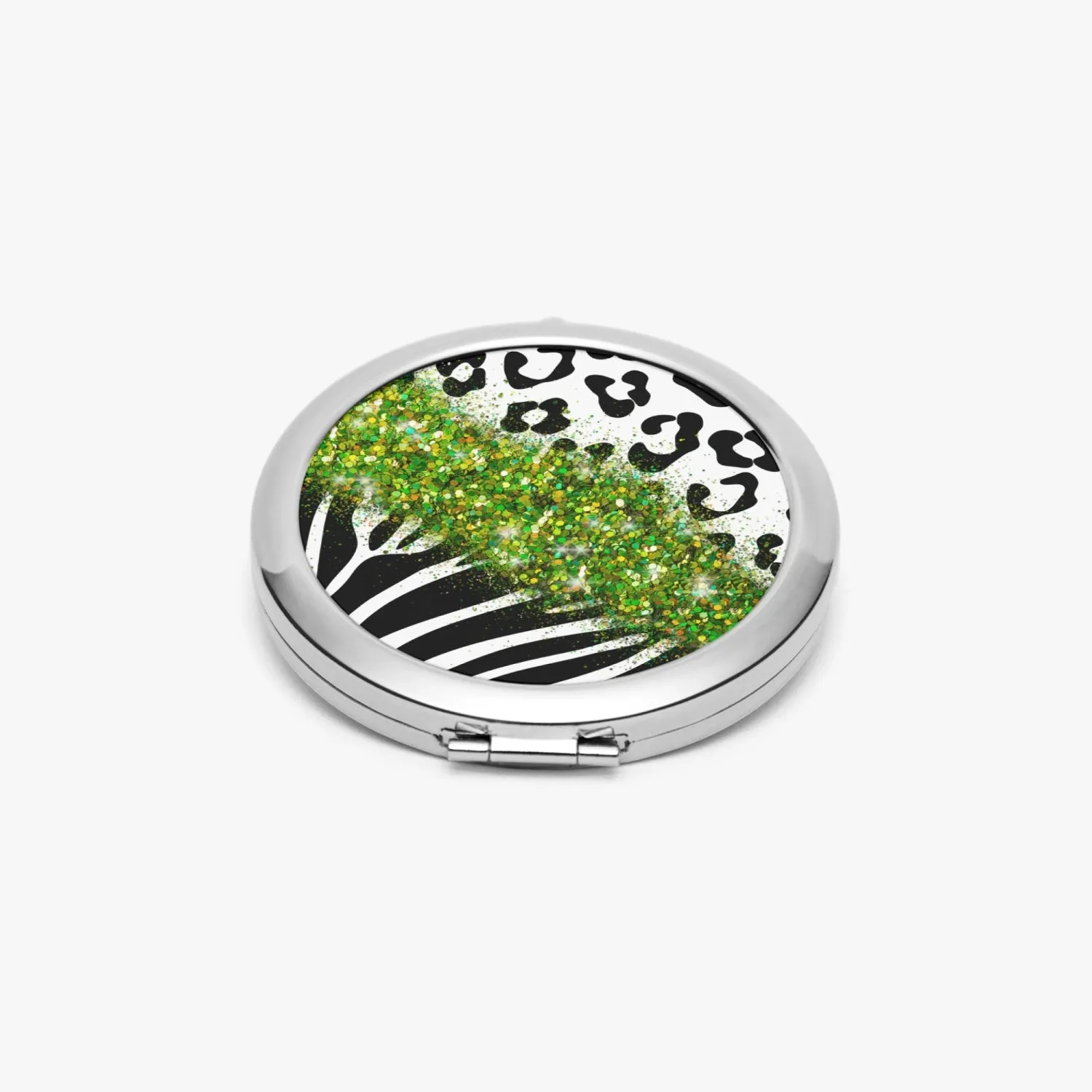 Green Glitter | Compact Mirror