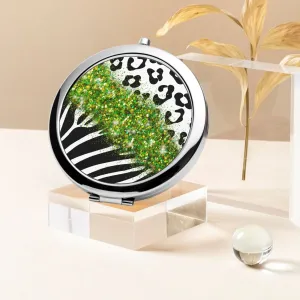 Green Glitter | Compact Mirror