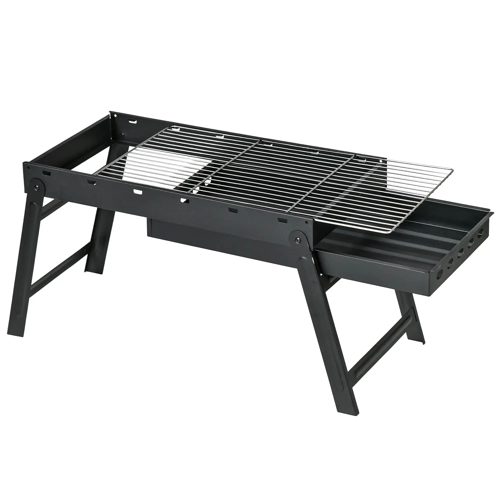 Grill Foldable Specialty items Charcoal Specialized options - Black Outsunny