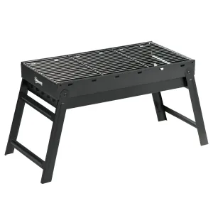 Grill Foldable Specialty items Charcoal Specialized options - Black Outsunny