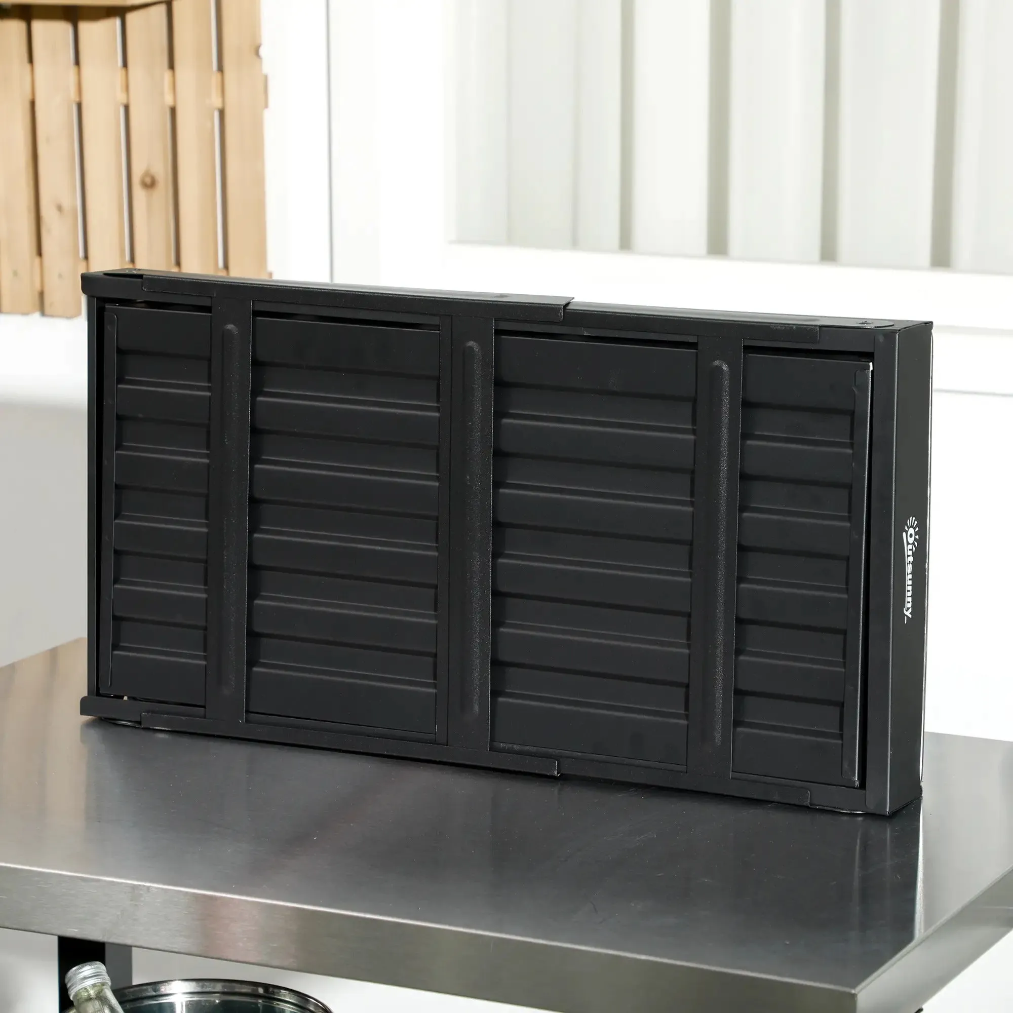 Grill Foldable Specialty items Charcoal Specialized options - Black Outsunny