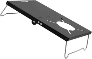 HANABASS Portable BBQ Camping Table Hiking Outdoor Folding Table Organizer Rack