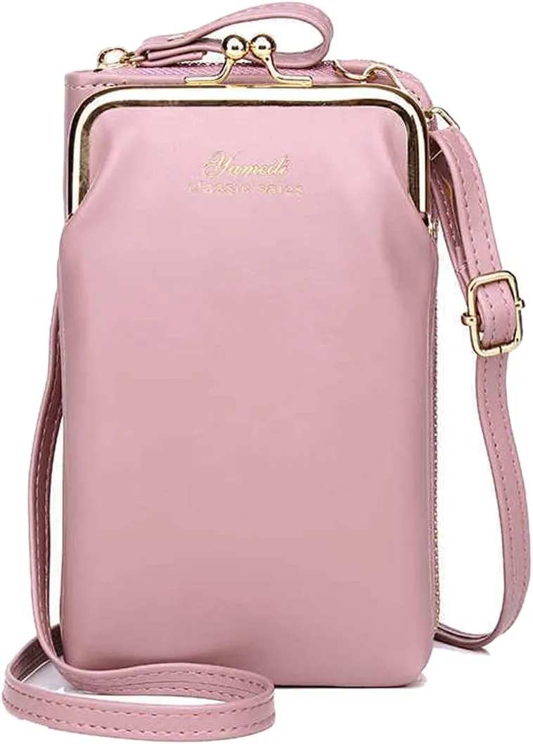 Hanbella Crossbody Phone Bag for Women, Small Shoulder Bag Cell Phone Wallet Purses and Handbags with 14 Credit Card Slots