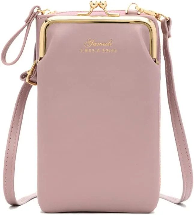 Hanbella Crossbody Phone Bag for Women, Small Shoulder Bag Cell Phone Wallet Purses and Handbags with 14 Credit Card Slots