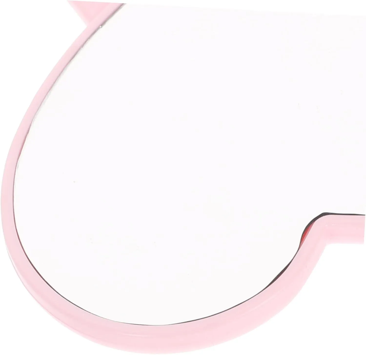 Handheld Makeup Mirror Heart Design Portable Mirror Small Handle Mirror for Women Lady Girls
