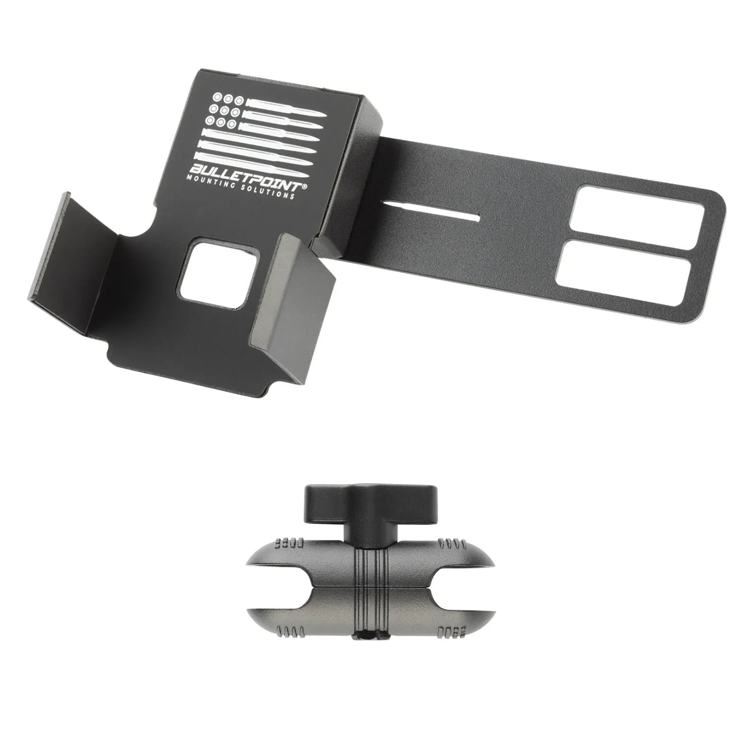 Handheld Radio   Mic Combo Holder with 20mm Ball Mount
