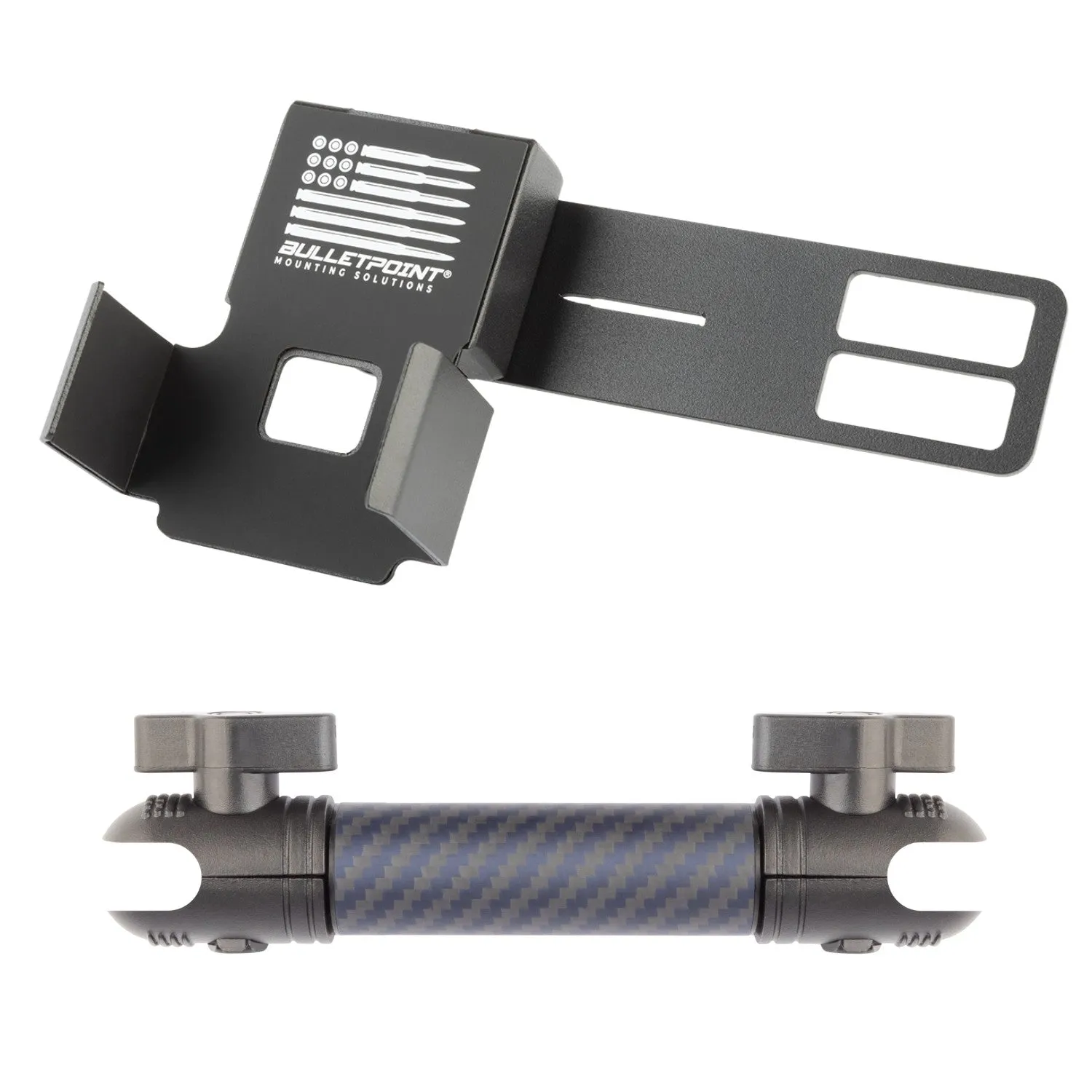 Handheld Radio   Mic Combo Holder with 20mm Ball Mount