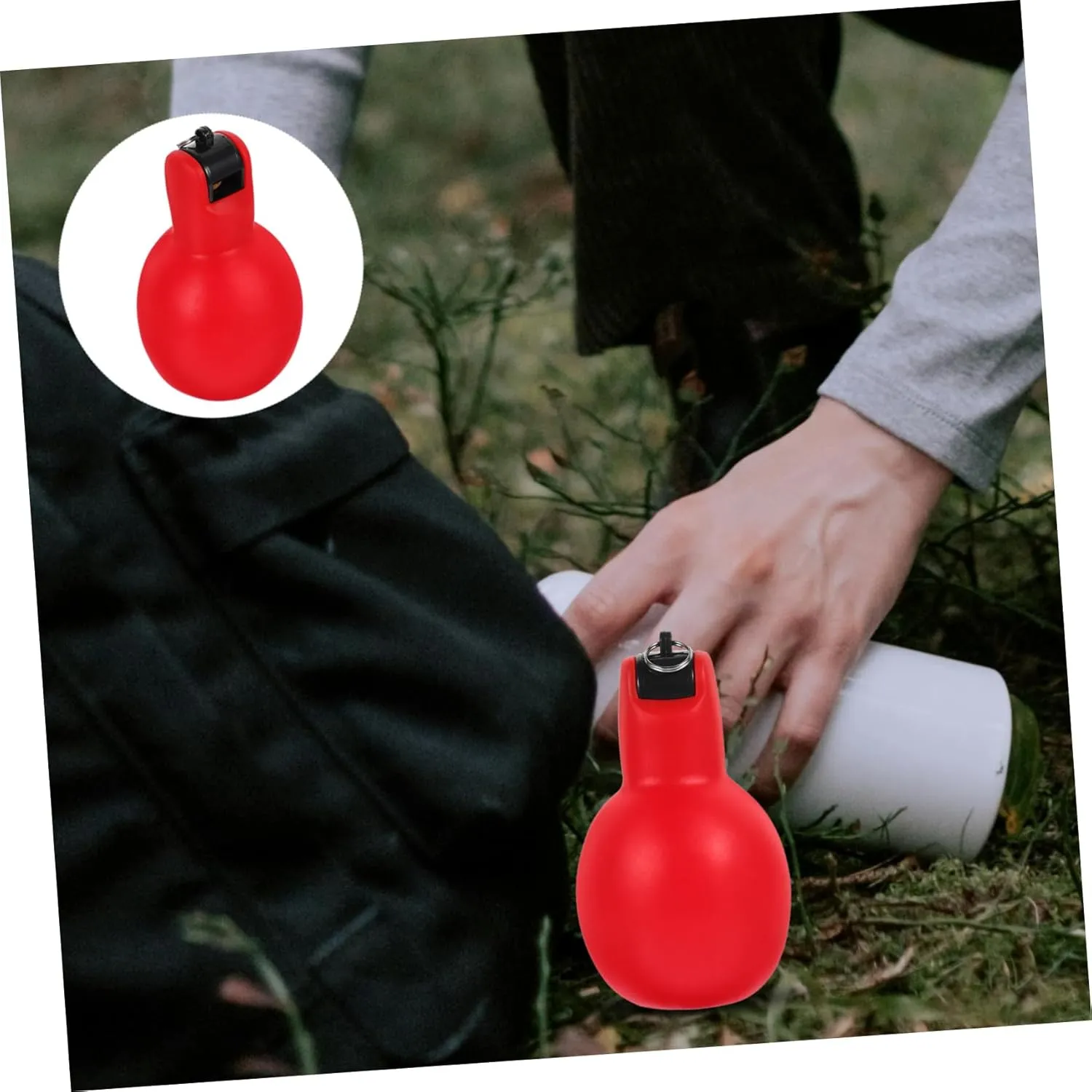 Happyyami Outdoor Whistle Whistles Survival Squeeze Whistle Hiking Whistle Wristbands Camping Nuclear Whiste