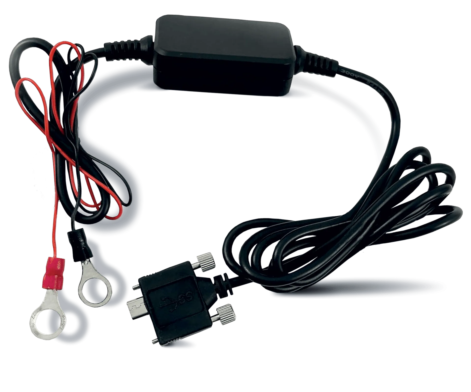 Hardwire Power Adapter Cable for GPS Trackers (Micro-USB)