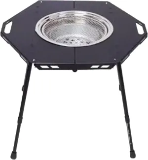 Hexagonal Hearth Camping Table Portable Picnic Table Ultralight Aluminum Camping Table Liftable Table Legs with Carry Bag