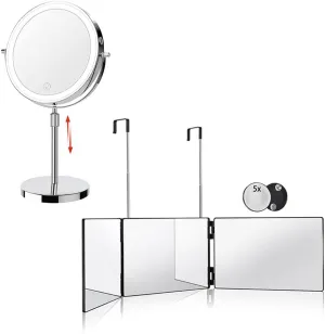 HIEEY Lighted Makeup Mirror with Magnification