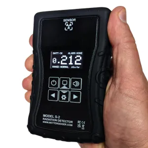 High Range Geiger Counter Model Better Geiger S-2 Nuclear Radiation Detector and Dosimeter for X-ray/Gamma Monitoring (Detector only)