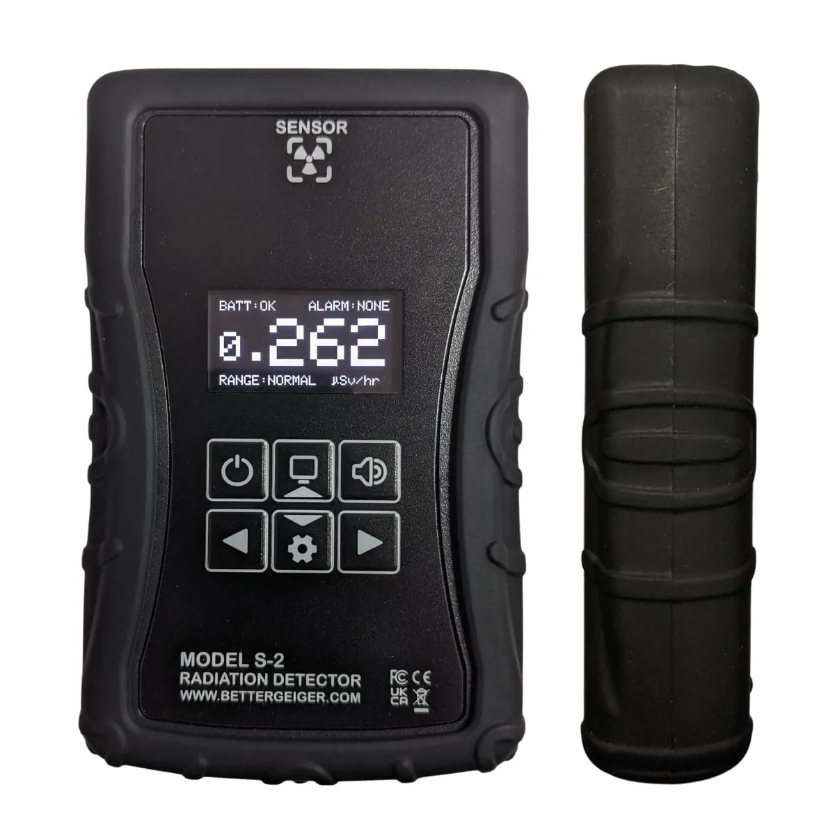 High Range Geiger Counter Model Better Geiger S-2 Nuclear Radiation Detector and Dosimeter for X-ray/Gamma Monitoring (Detector only)