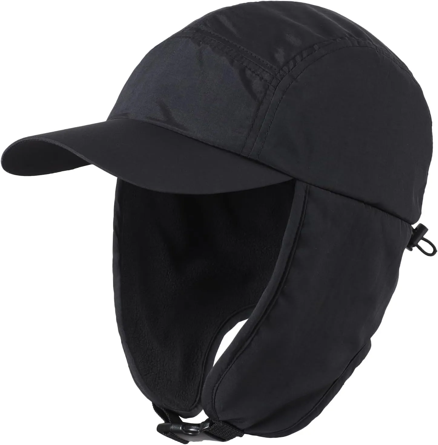Home Prefer Mens Winter Hat Warm UPF50  Baseball Hat with Earflaps Fleece Lined Waterproof Trooper Trapper Hat