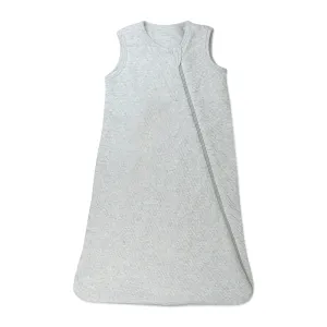HonestBaby Baby Standard Wearable Blankets Sleeping Bags Swaddle Transition 100% Organic Cotton for Infant Boys, Girls, Unisex, Light Gray Heather, Medium