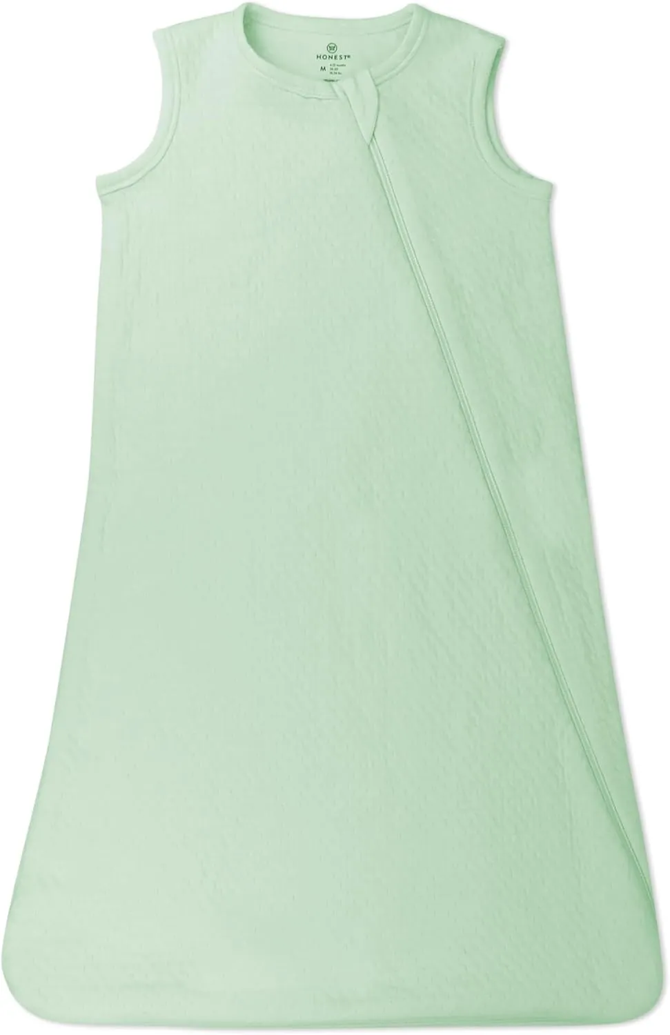 HonestBaby Baby Standard Wearable Blankets Sleeping Bags Swaddle Transition 100% Organic Cotton for Infant Boys, Girls, Unisex, Sage, Medium
