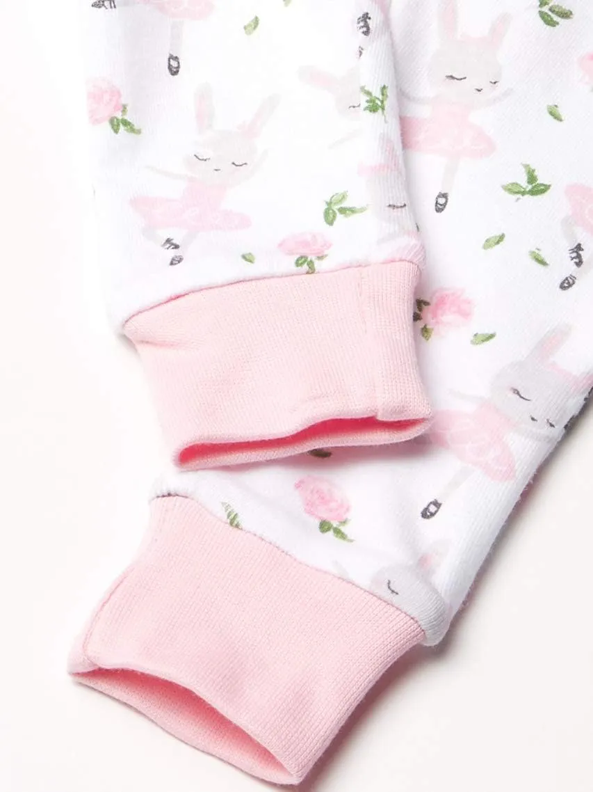 HonestBaby Multipack 2-Piece Pajamas Sleepwear Pjs 100% Organic Cotton for Infant Baby and Toddler Girls