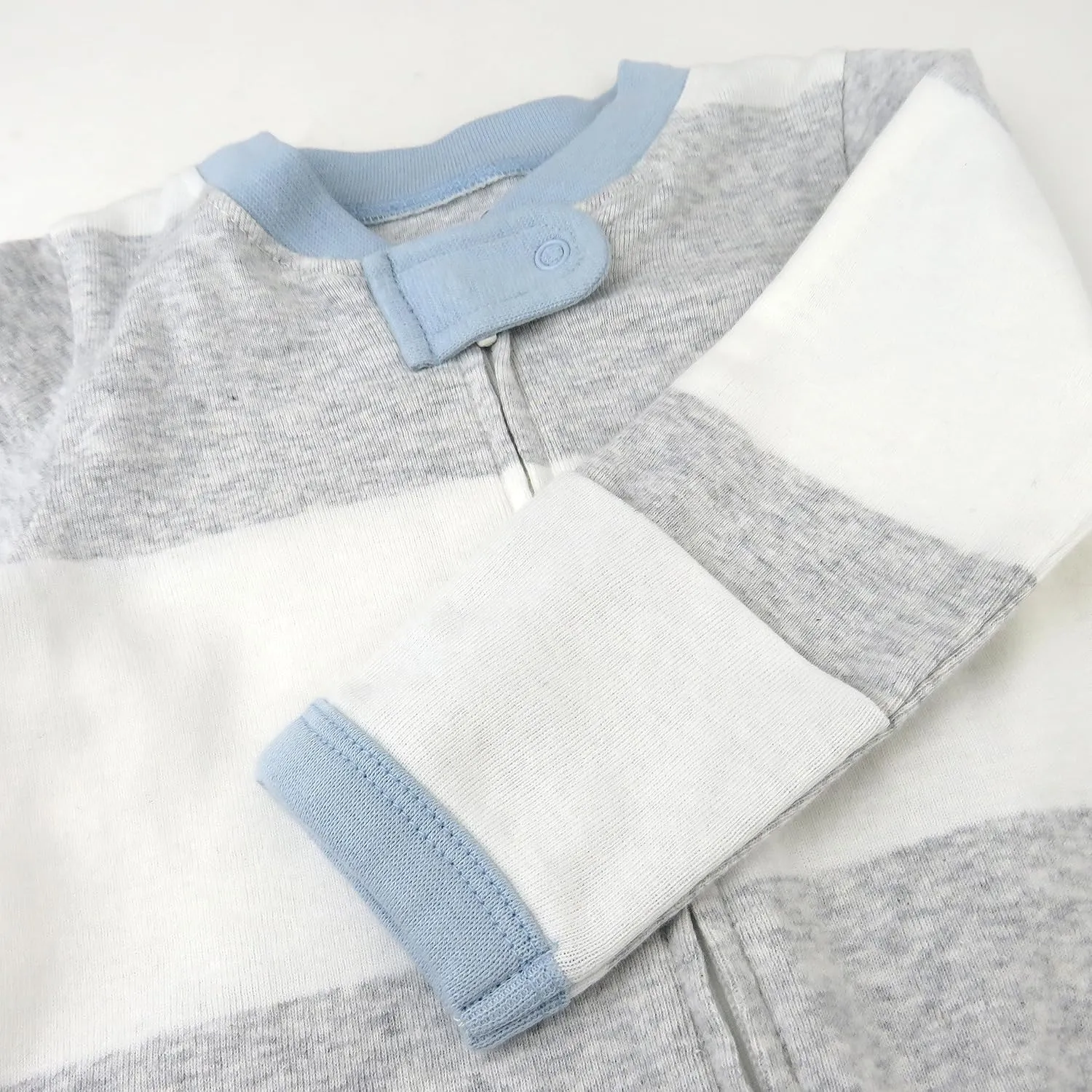 HonestBaby Sleep & Play Footed One-Piece Pajama Sleeper 100% Organic Cotton, Baby Boys