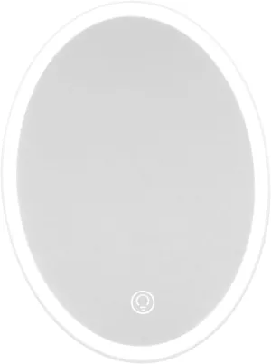 Housoutil Led Lighted Makeup Mirror Large Illuminated Vanity Mirror Led Cosmetic Mirror with Mirror Front Light for Women