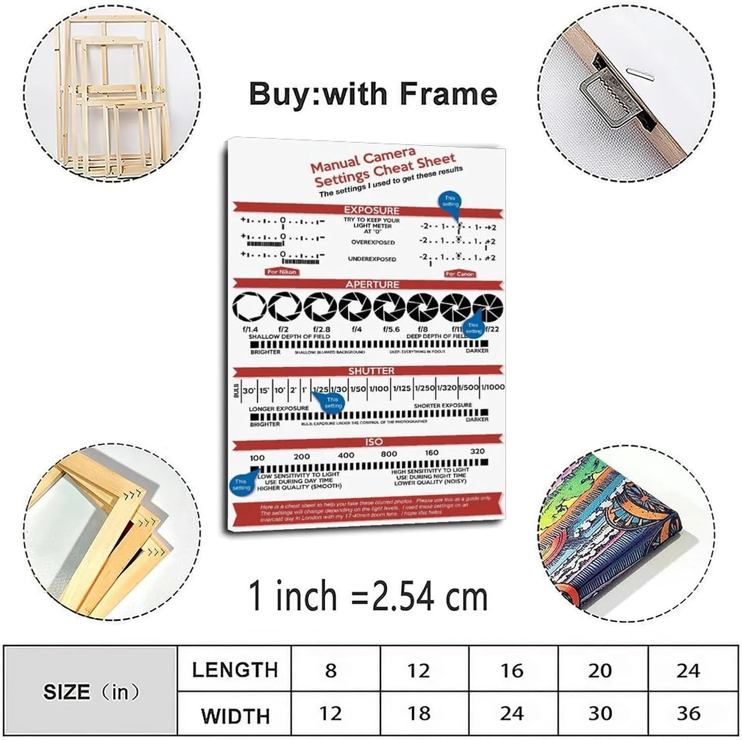 How to Take Photos with The Zoom Blur Effect Posters Canvas Painting Posters And Prints Wall Art for Living Room Bedroom Decor 12x18inch(30x45cm) Frame-style