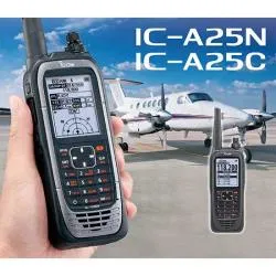 ICOM A25 VHF Air Band Radio Transceiver