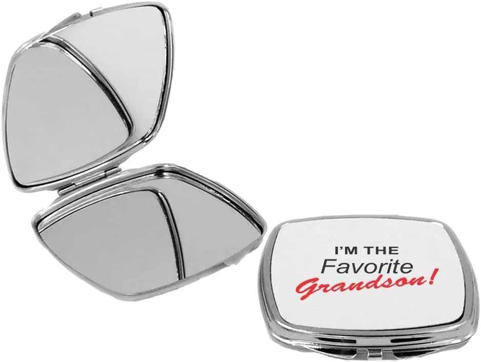 I'm the Favorite Grandson! - Square Compact Mirror Personal Mirror