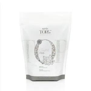 Italwax Top Line Crystal - 750g / 1.65lb - Hard wax beads for hair removal - Unscented - Synthetic formulation ideal for sensitive skins - Recommended for Bikini Area and Armpits