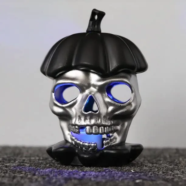 Jagmag® Halloween Skull Lights Waterproof Spooky 3D Jack-o Lantern, Double Sided Hollow Safe Fairy Lights, Pumpkin Decorations for Outdoor Indoor Party Holiday