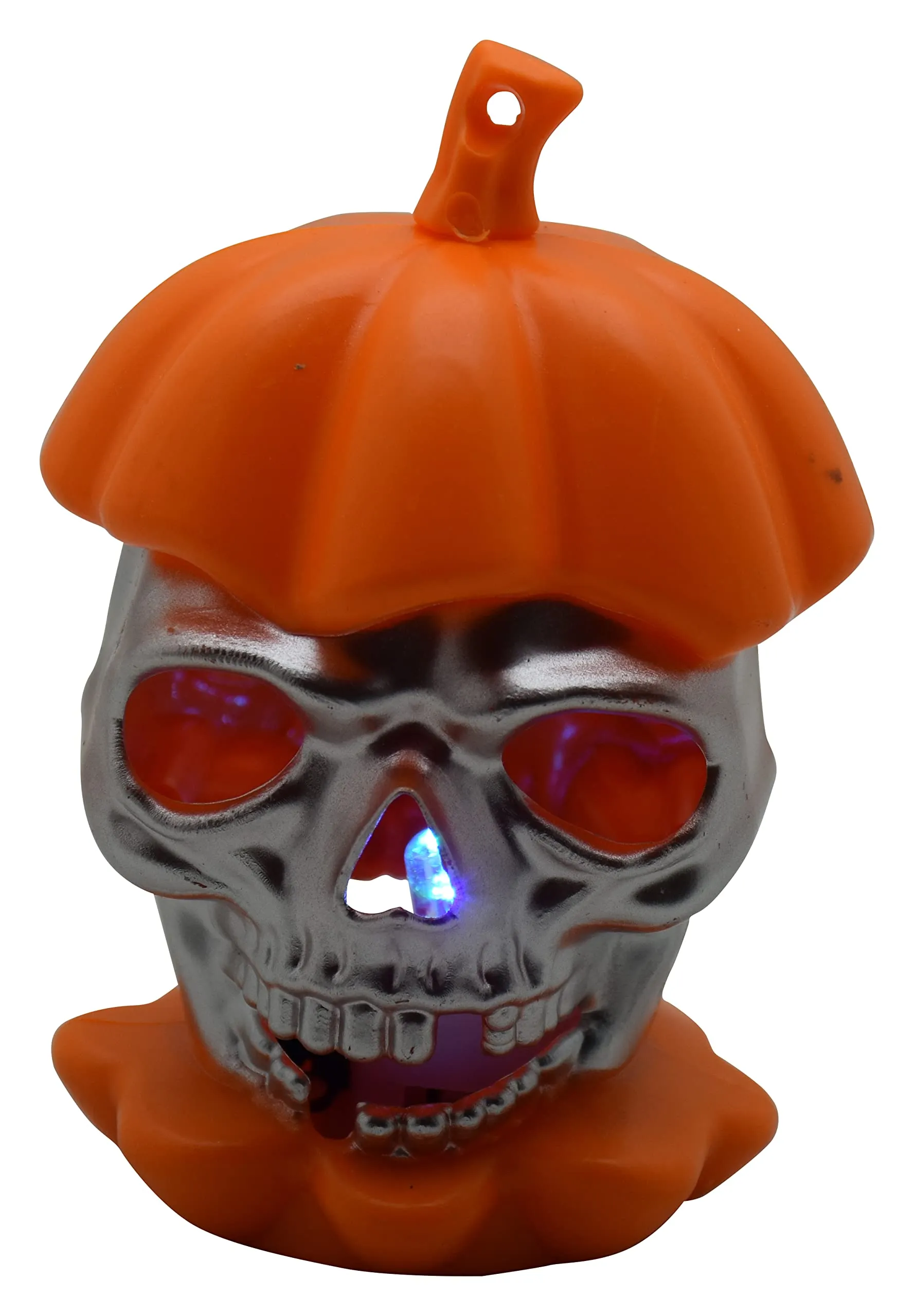 Jagmag® Halloween Skull Lights Waterproof Spooky 3D Jack-o Lantern, Double Sided Hollow Safe Fairy Lights, Pumpkin Decorations for Outdoor Indoor Party Holiday