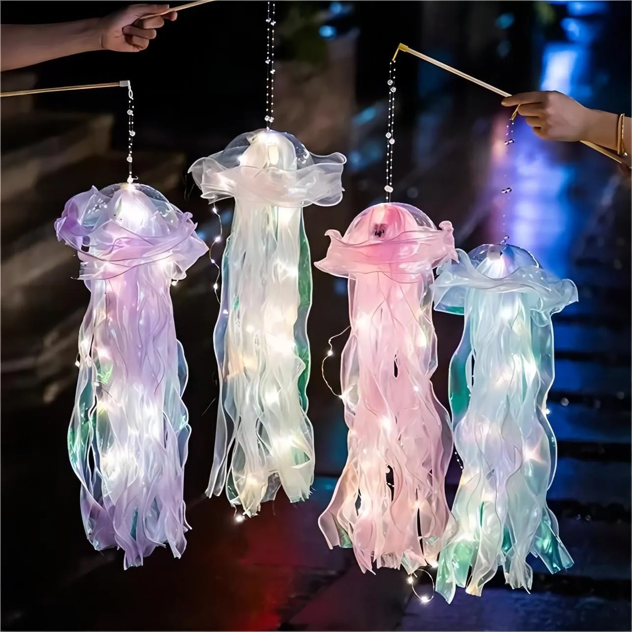 Jellyfish Lantern Night Light