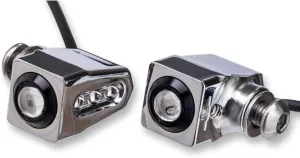 Joker Machine 05-206-AC Rat Eye LED Turn Signal - Chrome w/ Amber LEDs