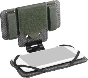 Jungle Leopard Tactical Phone Pouch Foldable Molle Hunting Vest Chest Mobile Navigation Board Camping Map Case
