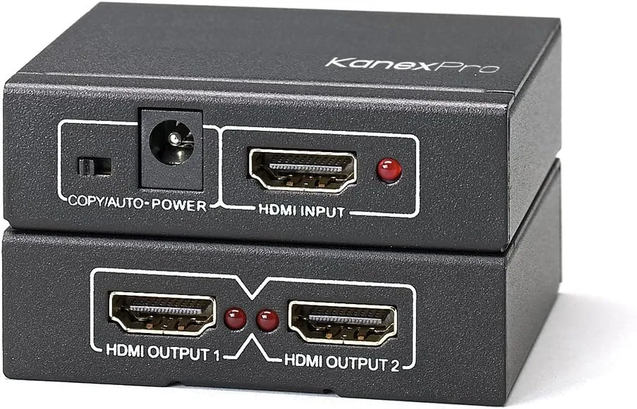 Kanex Pro SP-HD1X24K 4K HDMI 2-Port Splitter,BLACK