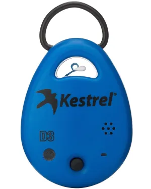 Kestrel Drop D3 Wireless Temperature, Humidity and Pressure Data Logger, Blue