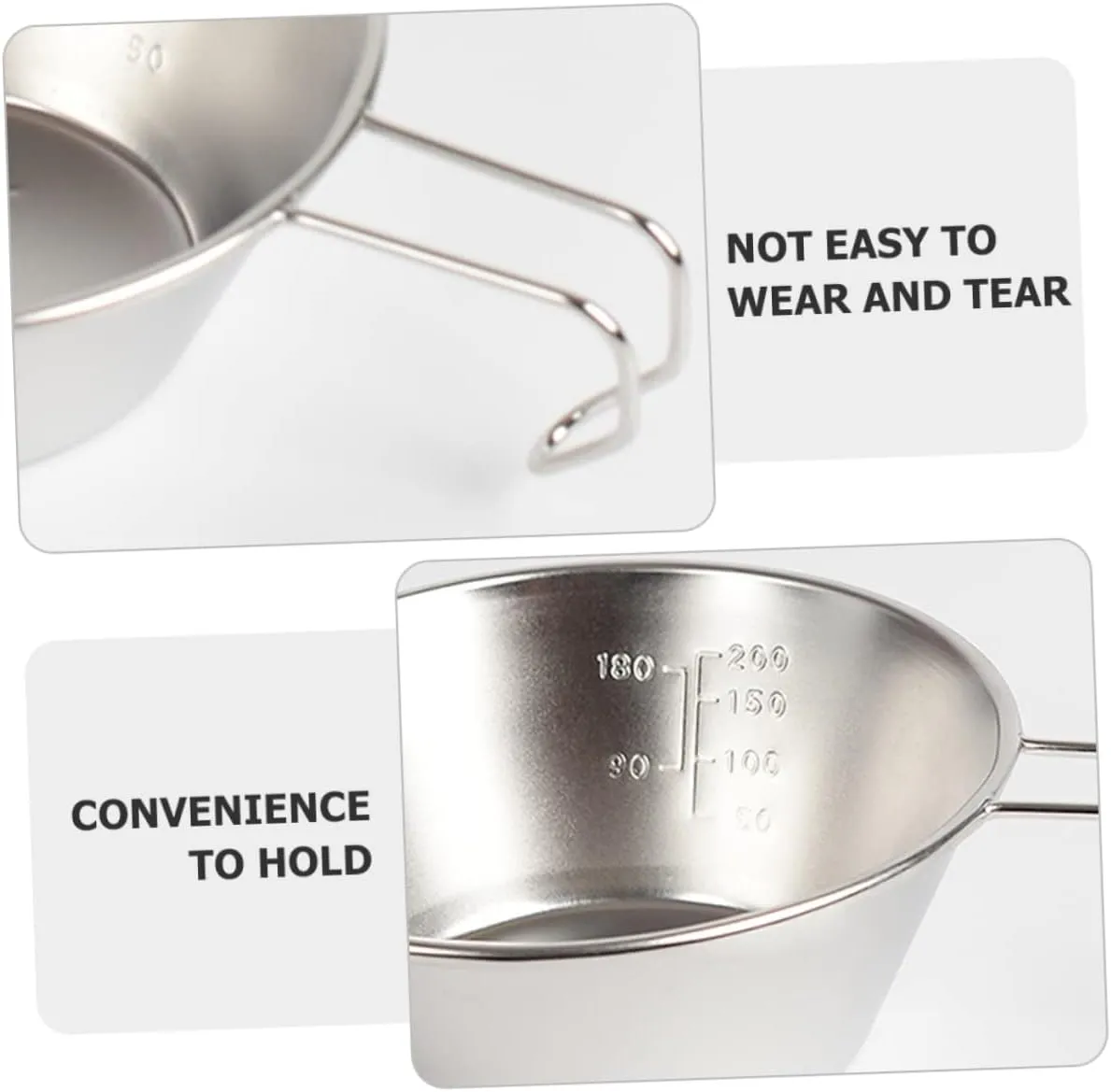 KESYOO Stainless Steel Salad Bowl Cups Foldable Portable Water Camping Small Wine Cup Compact Bowl Reusable