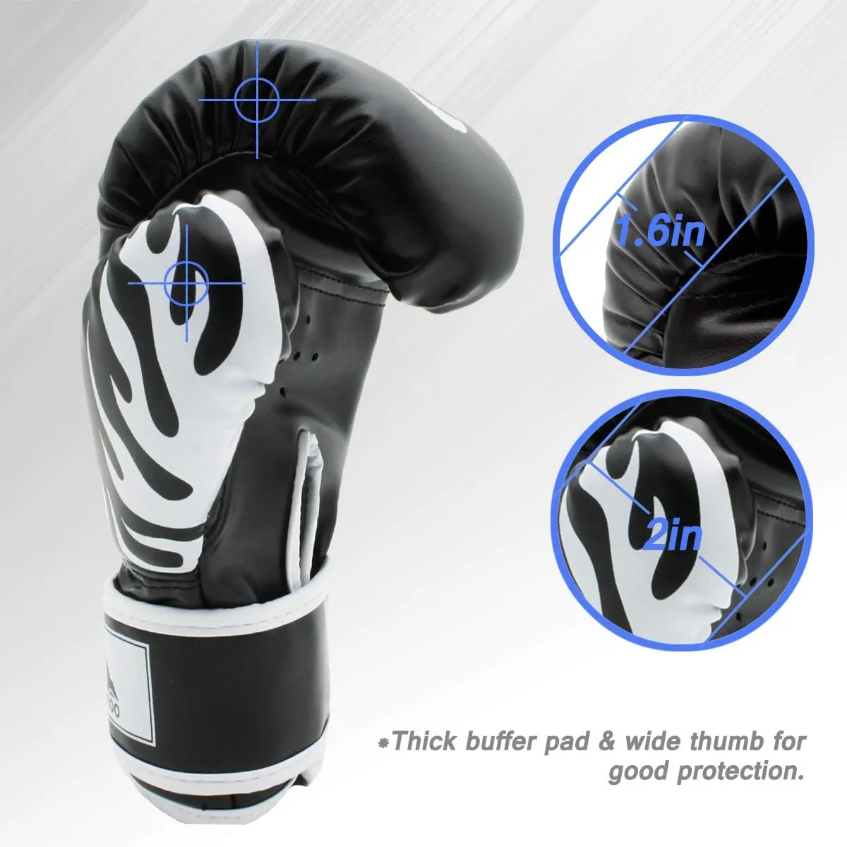 Kids Boxing Gloves 4oz 6oz 8oz Punching Gloves for Kids Youth Traning Gloves for Punching Bag Kickboxing Sparring Muay Thai MMA Fight Gloves