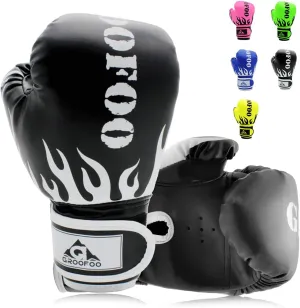 Kids Boxing Gloves 4oz 6oz 8oz Punching Gloves for Kids Youth Traning Gloves for Punching Bag Kickboxing Sparring Muay Thai MMA Fight Gloves