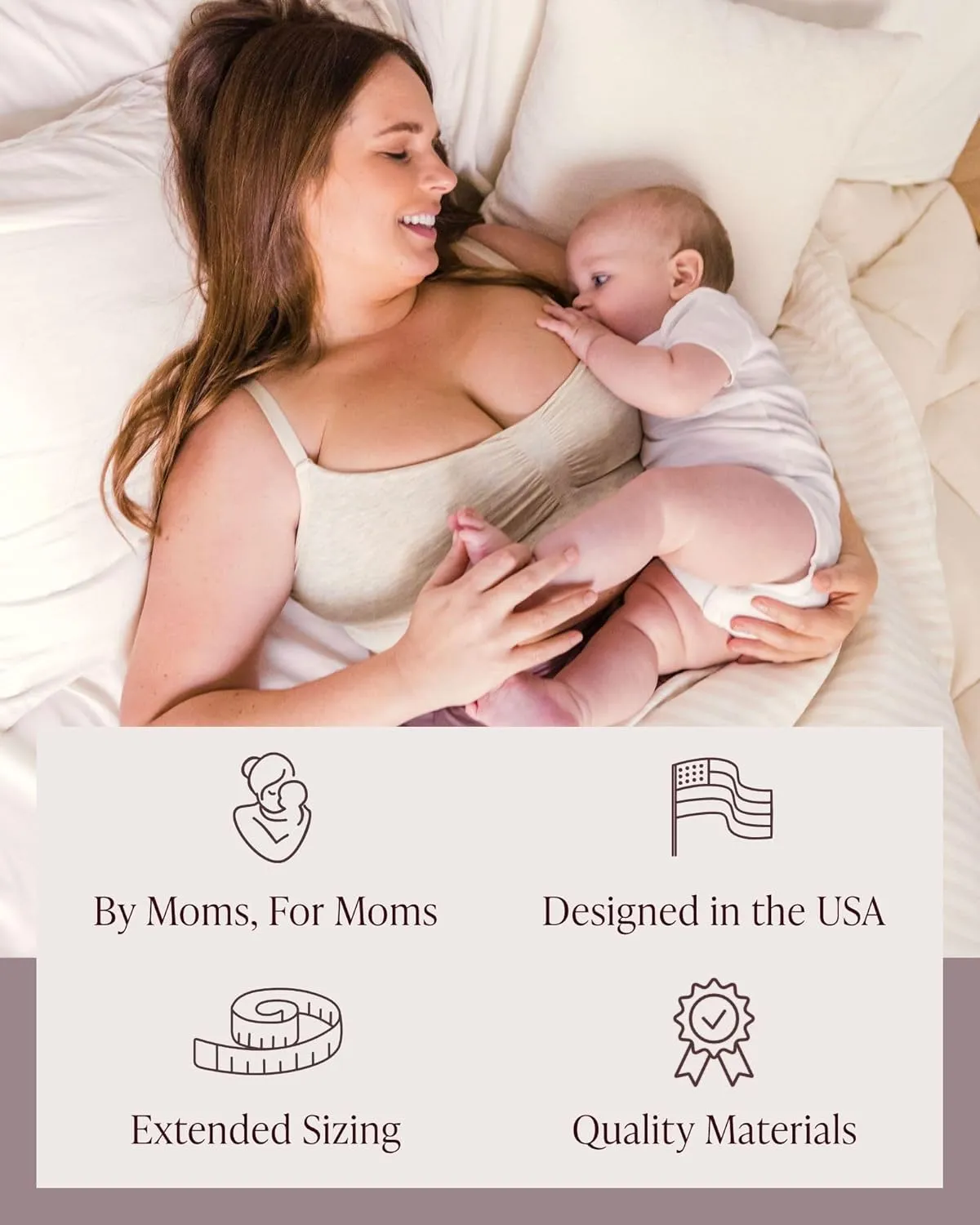 Kindred Bravely Sublime Wireless Comfort Sleep Pumping Bra | Seamless Hands-Free Pumping & Nursing Bra