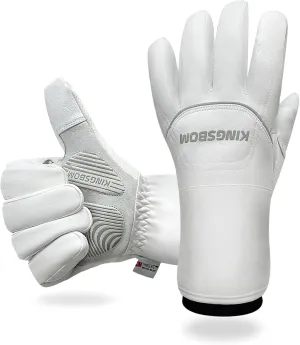 KINGSBOM -40F° Waterproof & Windproof Thermal Gloves - 3M Thinsulate Winter Touch Screen Warm Gloves - for Cycling,Riding,Running,Outdoor Sports - for Women and Men