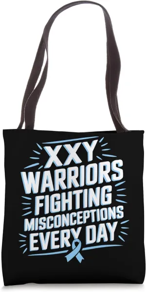 Klinefelter's Syndrome Awareness Genetic Disorder Tote Bag