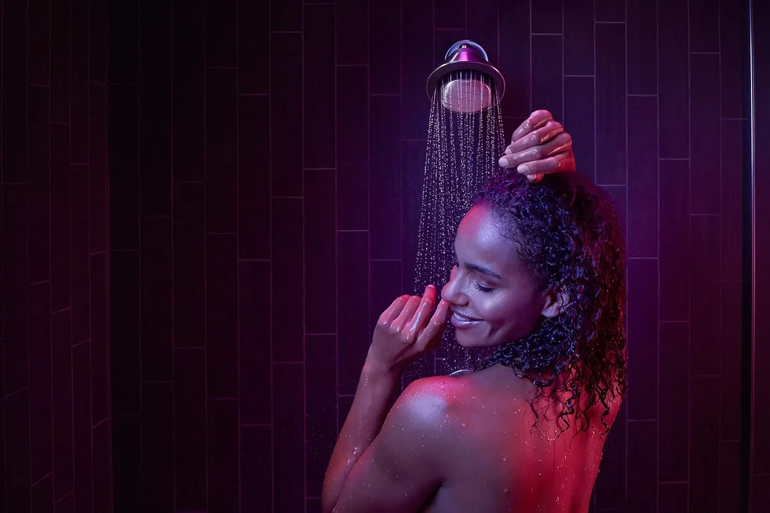 Kohler Moxie Showerhead and Waterproof Bluetooth Wireless Speaker, 2.5 gpm - Matte Black