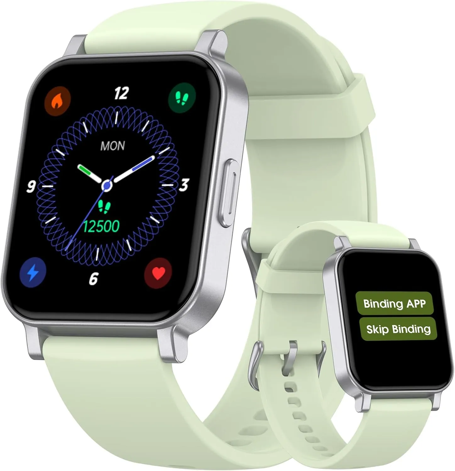 Kummel Smart Watch for Girls Boys Teens No App/Phone Required, Fitness Watches for Kids with Heart Rate, Sleep Monitor, Step Counter, Calories Tracker, Pedometer Waterproof Watch, Lightweight