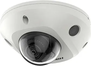 Ⲏіkvіsіon DS-2CD2523G0-IS 1080P 2MP 4mm Mini POE IP Compact Dome Camera Outdoor, H.265, Day/Night, 120 WDR, Support Audio & Alarm, IP66 Standard, IK08, IR to 10M, Compatible with Hikvision NVR