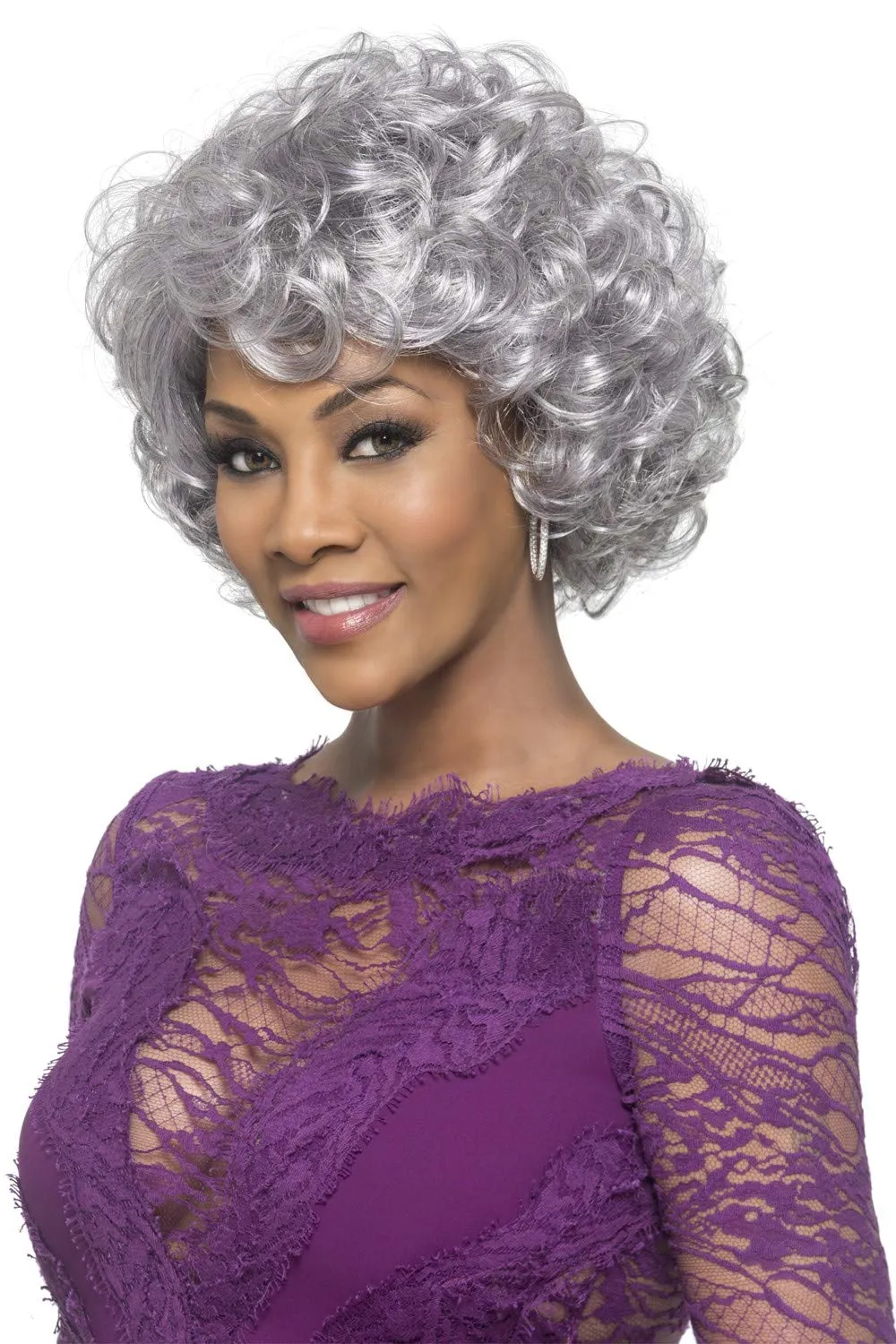 LAURA (2 Dark Brown) - Vivica A Fox Synthetic Pure Stretch Cap Wig
